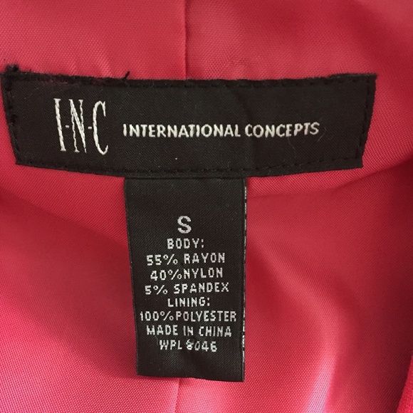 INC INTERNATIONAL CONCEPTS BLAZER JACKET 1 BUTTON - Picture 11 of 13